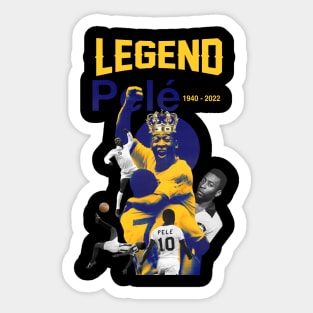 Pelé legend forever Goat Sticker